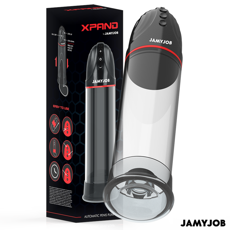 Jamyjob — Pompe automatique xpand 3 niveaux d'aspiration gris