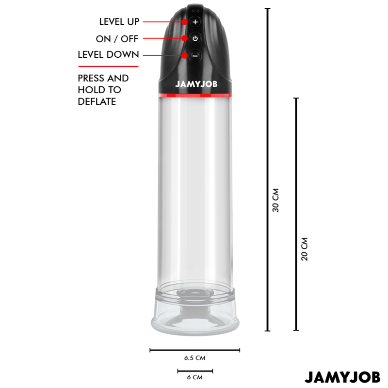 Jamyjob — Pompe automatique xpand 3 niveaux d'aspiration gris