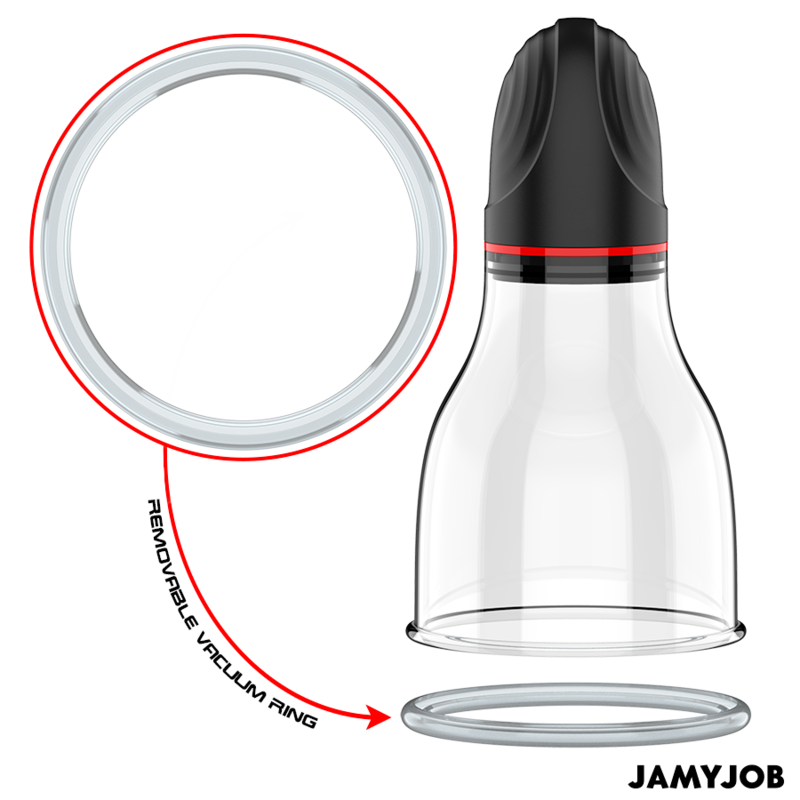 Jamyjob — Xpand lite pompe à testicules automatique 3 niveaux d'aspiration gris