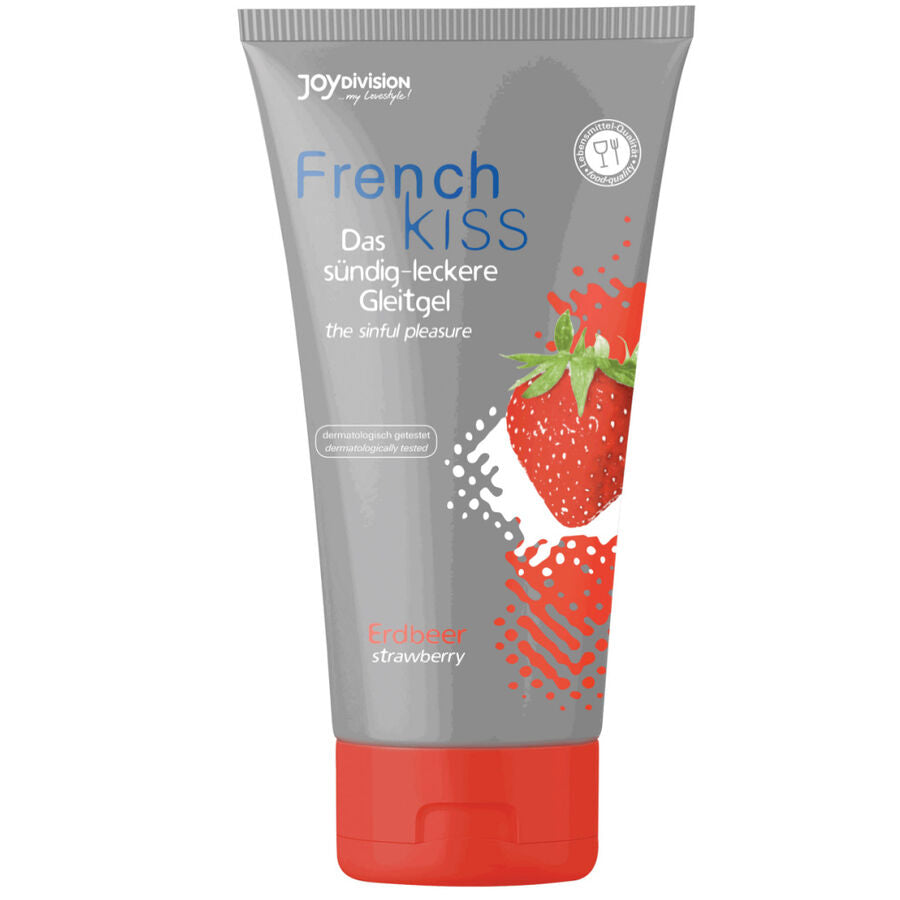 JoyDivision French Kiss – Gel de sabor fresa para sexo oral