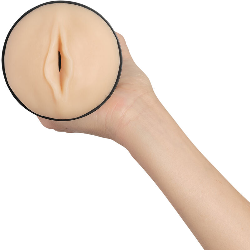 Kiiroo Feel Stroker in hellem Hautton, Masturbator mit Vagina-Öffnung