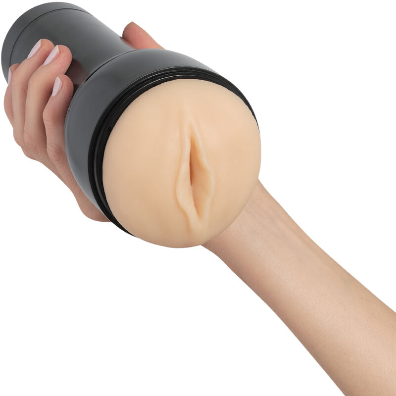 Kiiroo Feel Stroker in hellem Hautton, Masturbator mit Vagina-Öffnung