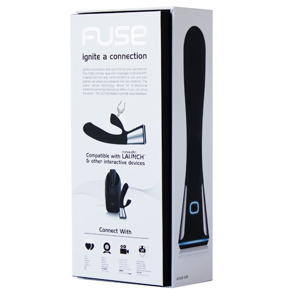Kiiroo OhMiBod Fuse – Vibrador doble negro con app y mando