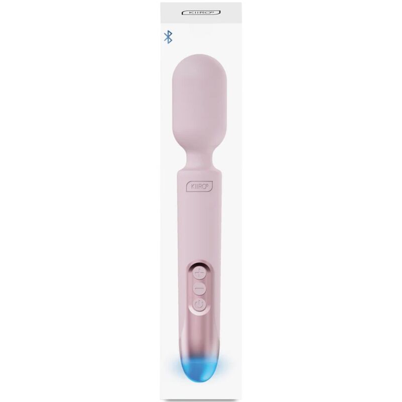 Kiiroo ProWand – Masajeador vibrador rosa con mando y app