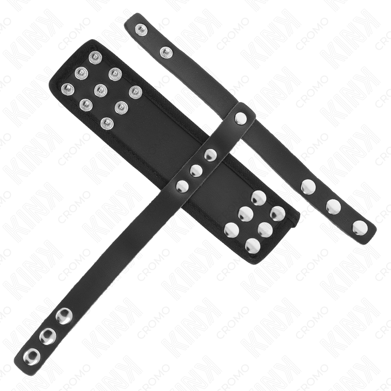 KINK – Arnés de doble anillo para el pene, banda central ancha