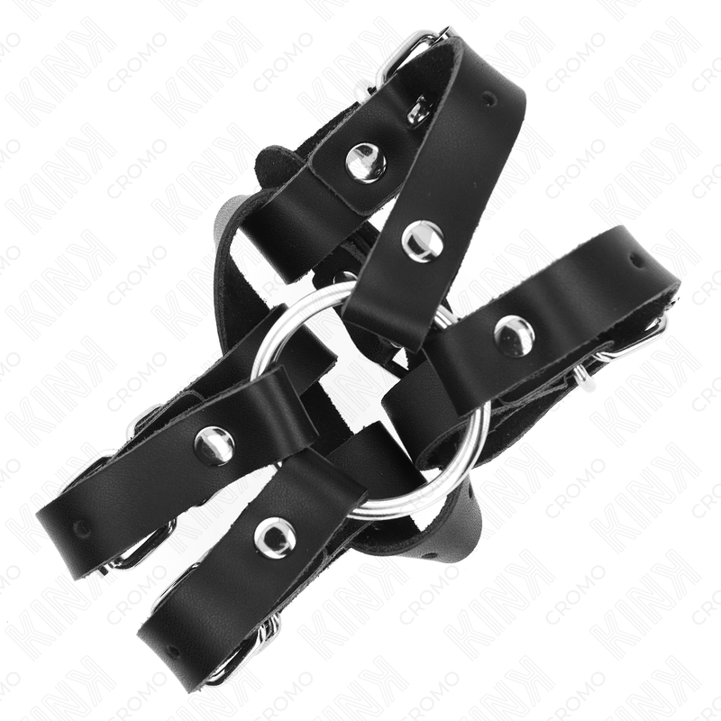 KINK – Cock ring de correas con hebillas regulables