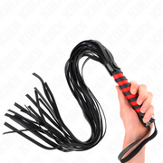 KINK – Flogger largo de mango rayado, 70 cm