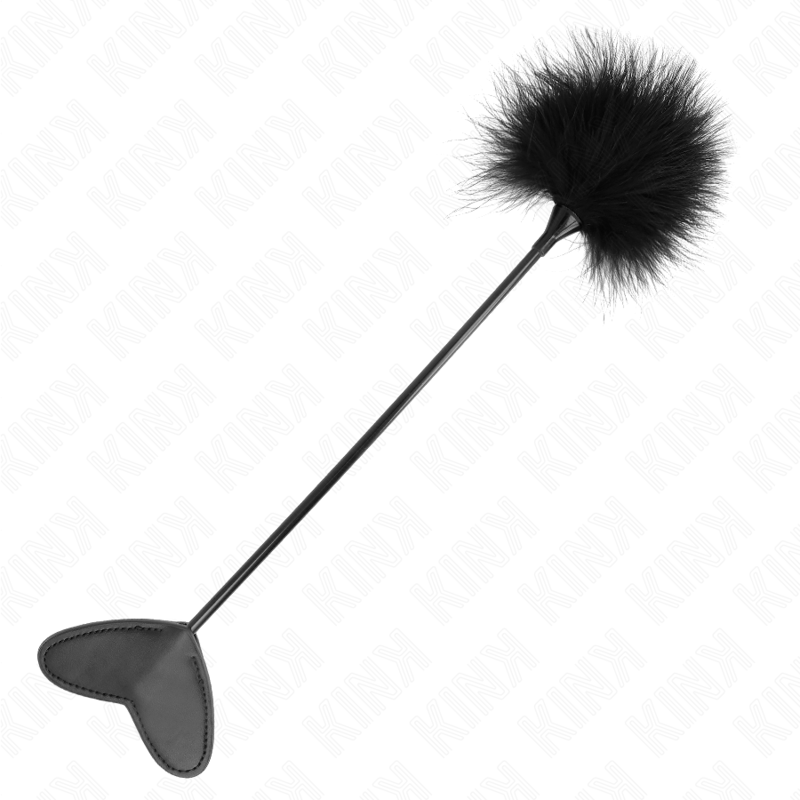 KINK – Plumero BDSM y paleta corazón, 31 cm