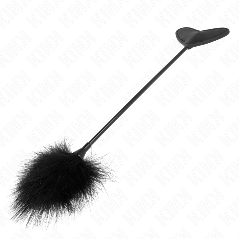 KINK – Plumero BDSM y paleta corazón, 31 cm