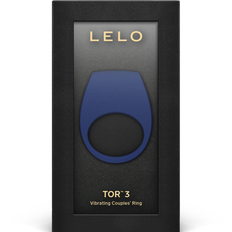LELO Tor 3 — Anneau pénien vibrant connecté — Bleu