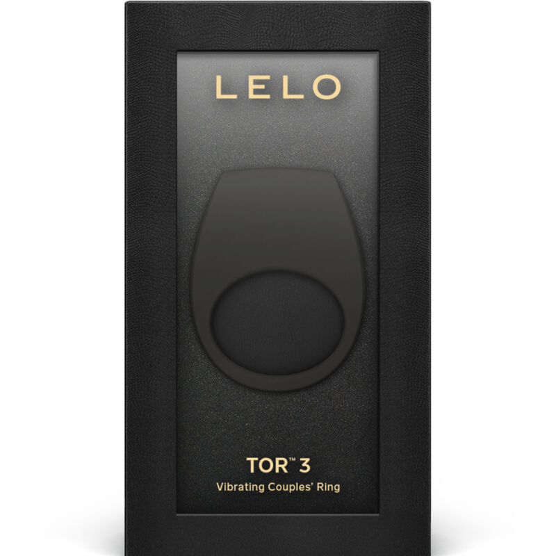 LELO Tor 3 — Anneau pénien vibrant connecté — Noir