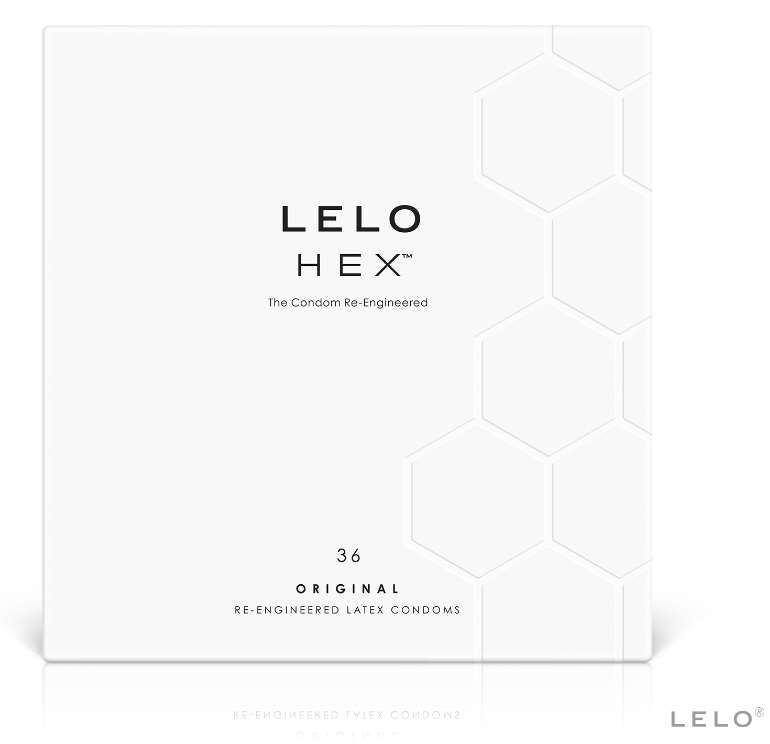 LELO HEX Original – Preservativi con struttura a esagoni, 36 pezzi