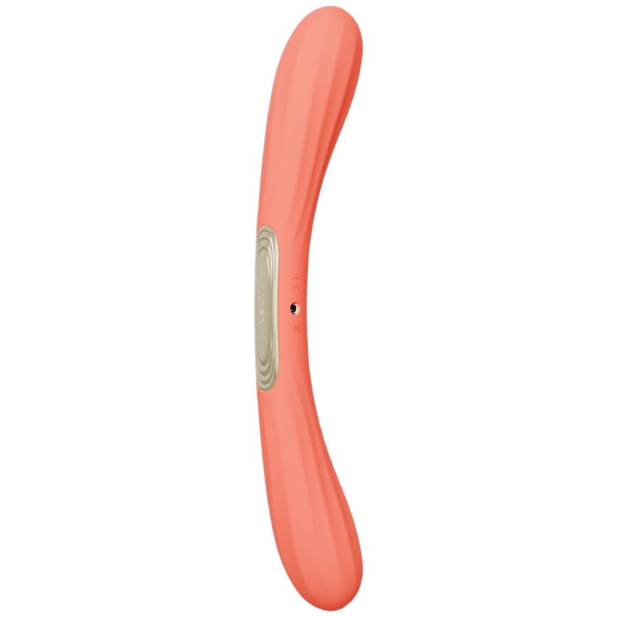 LELO Boomerang — Vibromasseur double pour couple avec application — Rouge corail