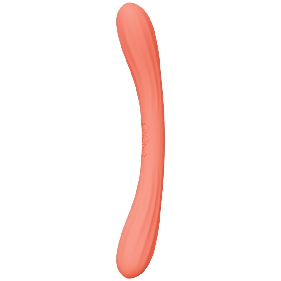 LELO Boomerang — Vibromasseur double pour couple avec application — Rouge corail