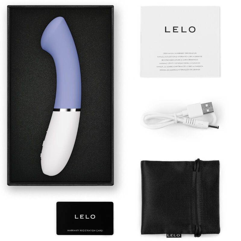 LELO Gigi 3 – G-Punkt-Vibrator mit flachem Kopf und App – Blau