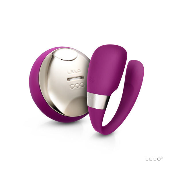 LELO Tiani 3 — Vibromasseur pour couple avec télécommande SenseMotion — Violet