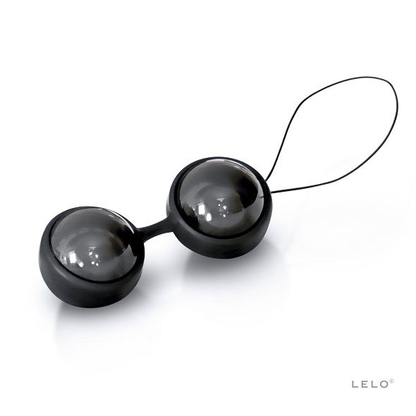 LELO Luna Beads Noir — Boules de geisha noires 29 mm