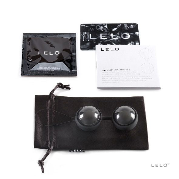 LELO Luna Beads Noir – Palline vaginali nere da 29 mm