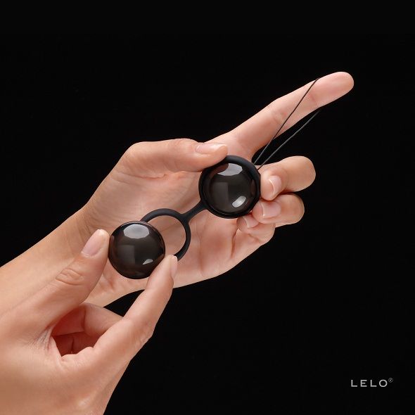 LELO Luna Beads Noir – Palline vaginali nere da 29 mm