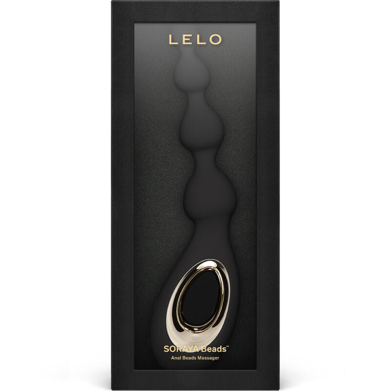 LELO Soraya Beads – Bolas anales vibradoras de tamaño creciente – Negro
