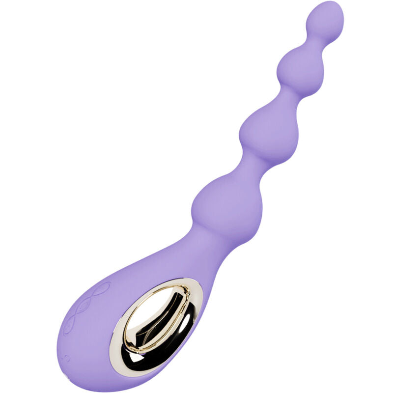 LELO Soraya Beads – Bolas anales vibradoras de tamaño creciente – Lila