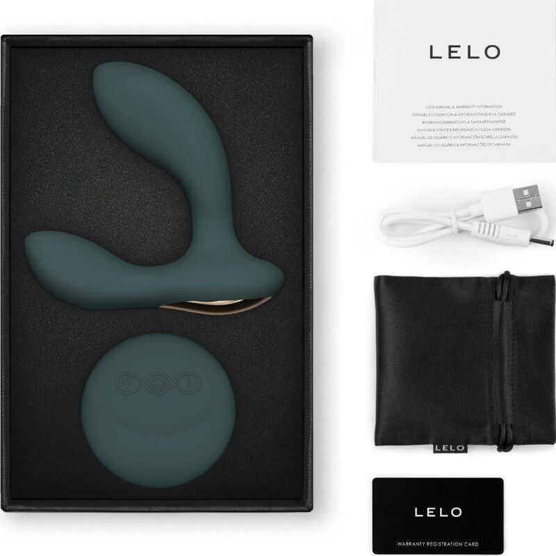 LELO Hugo 2 Remote – Massaggiatore prostatico con telecomando – Verde