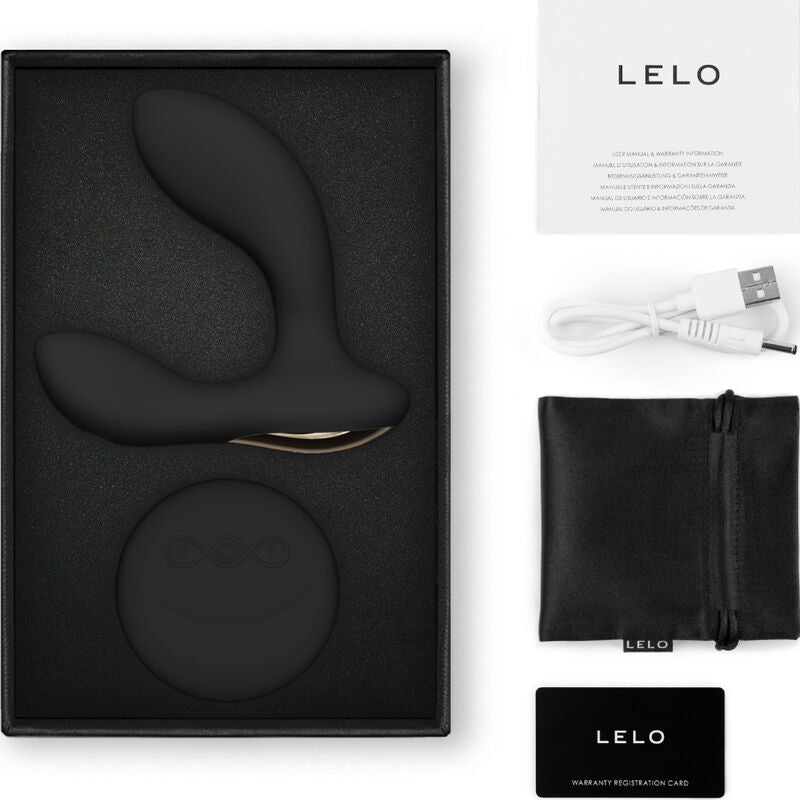 LELO Hugo 2 Remote – Massaggiatore prostatico con telecomando – Nero