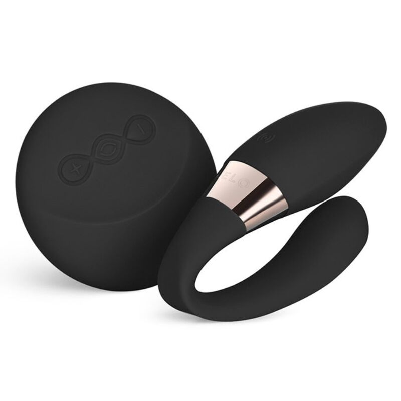 LELO Tiani Duo — Vibromasseur pour couple à deux moteurs avec télécommande — Noir
