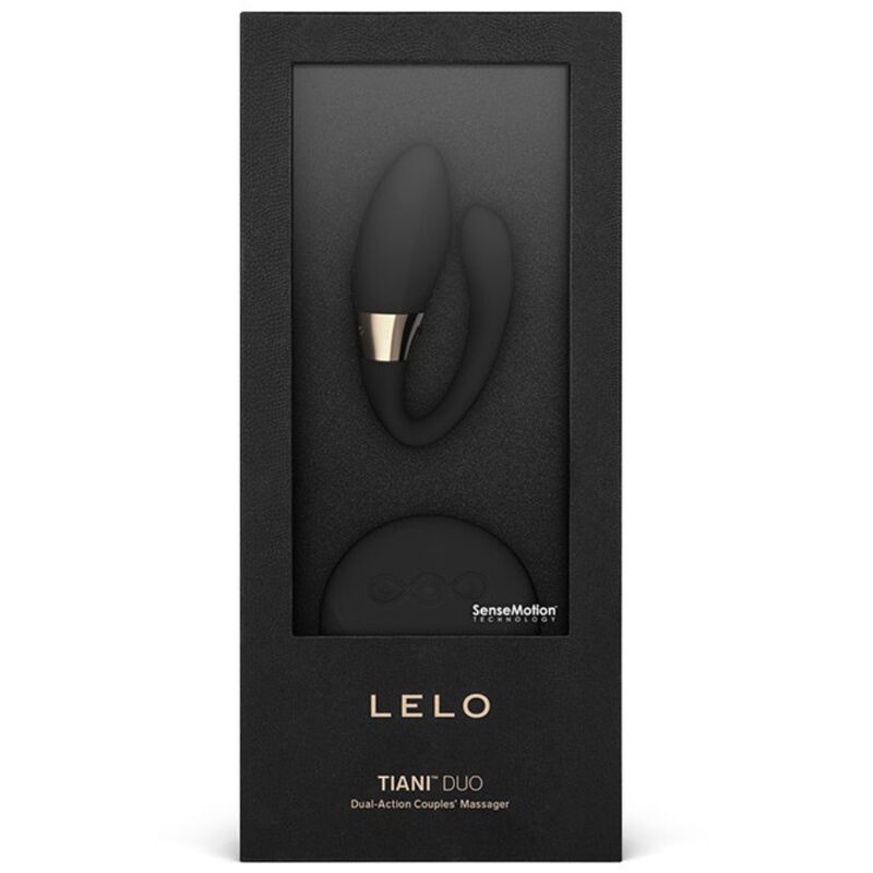 LELO Tiani Duo — Vibromasseur pour couple à deux moteurs avec télécommande — Noir