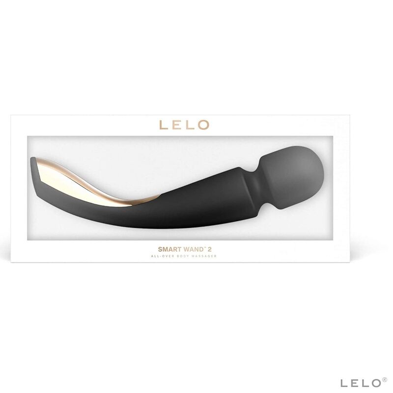 LELO Smart Wand 2 Medium – Massagestab für Körper und Klitoris – Schwarz