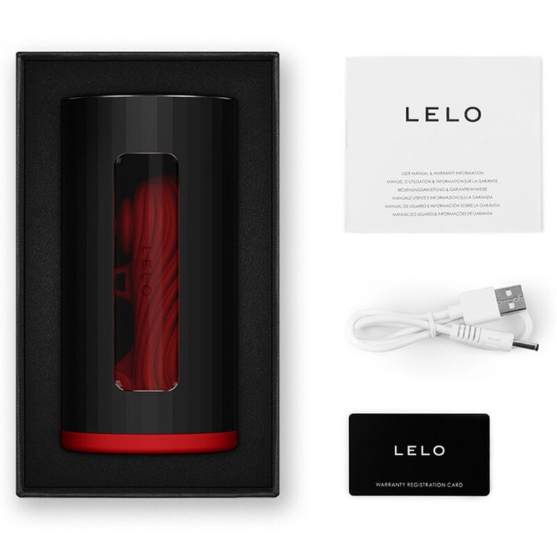 LELO F1S V3 — Masturbateur sonique et vibrant connecté — Rouge