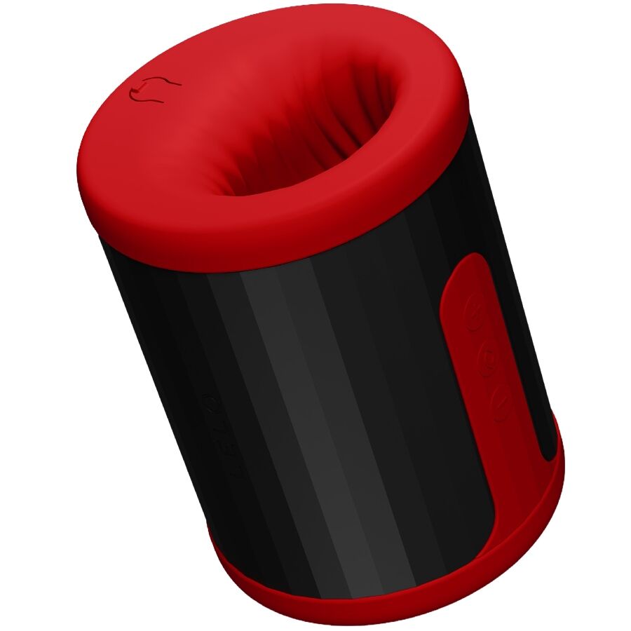 LELO F2S – Offener Masturbator mit Vibration und App – Rot