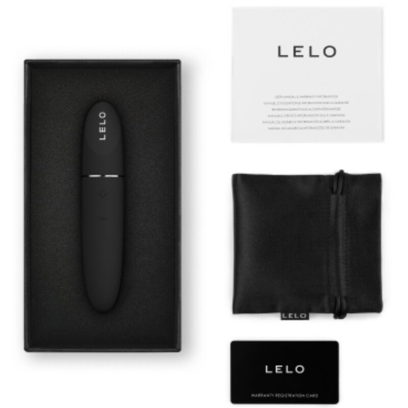 LELO Mia 3 – Klitoris-Vibrator im Lippenstiftformat – Schwarz