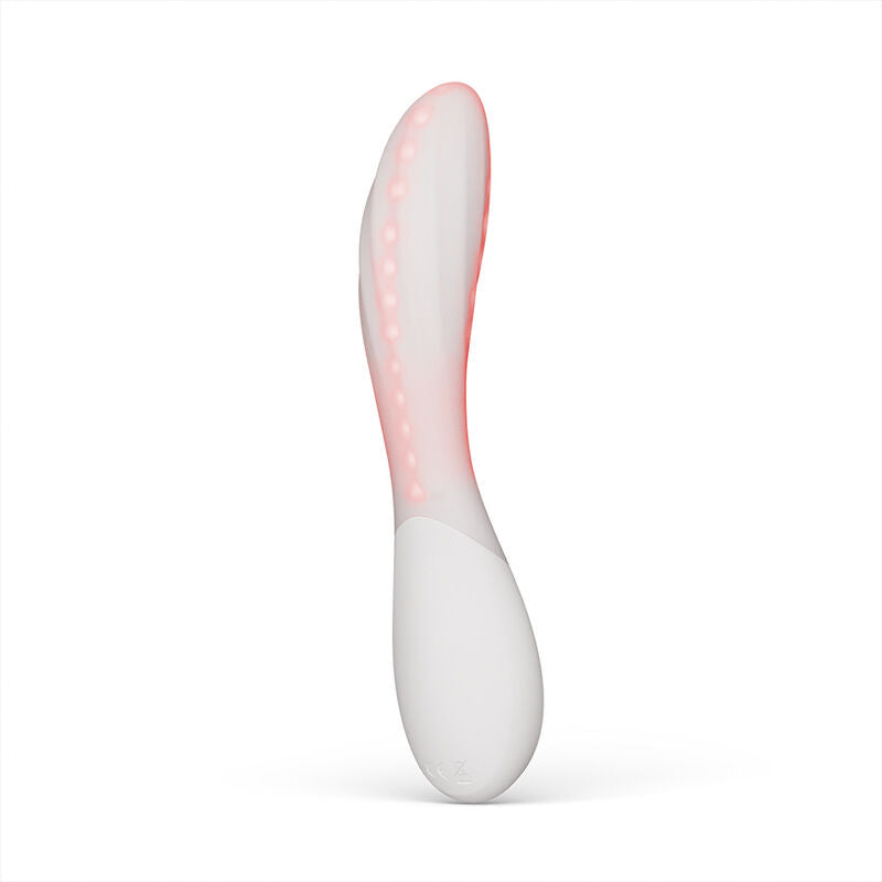 LELO Mona Spectra — Vibromasseur point G à lumière rouge connecté
