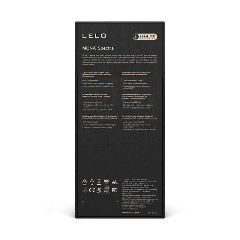 LELO Mona Spectra – G-Punkt-Vibrator mit rotem LED-Licht und App
