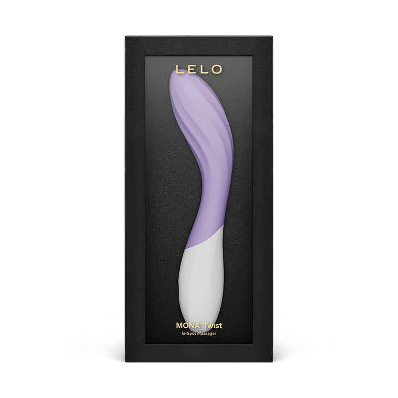 LELO Mona Twist – Vibrador punto G con relieves y app – Lila