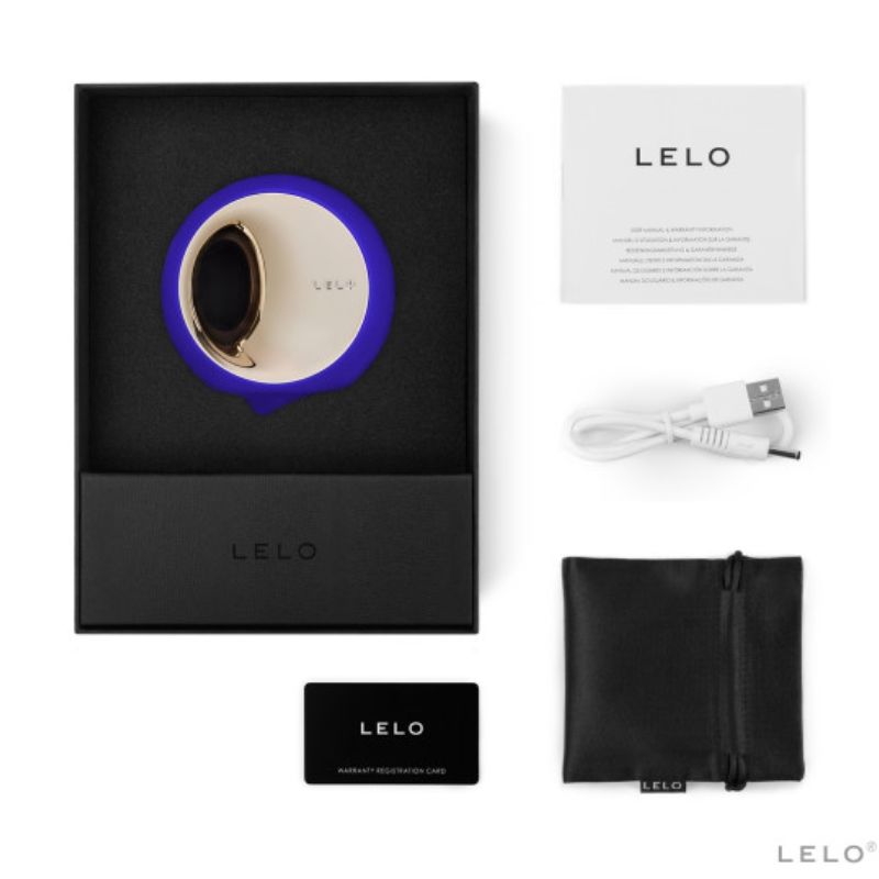 LELO Ora 3 — Stimulateur clitoridien rotatif — Bleu nuit