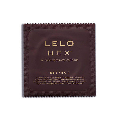 LELO HEX Respect XL – Preservativos XL de 58 mm, 12 unidades