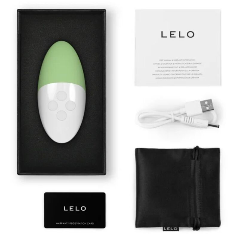 LELO Siri 3 – Vibrador de clítoris que reacciona a la música – Pistachio Cream