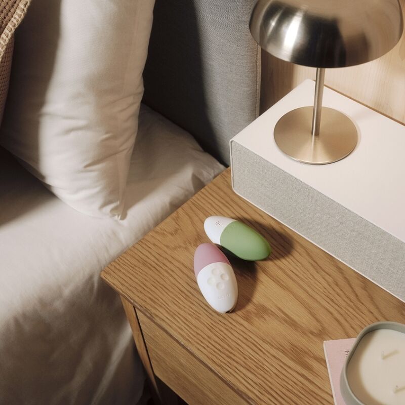 LELO Siri 3 – Vibrador de clítoris que reacciona a la música – Pistachio Cream