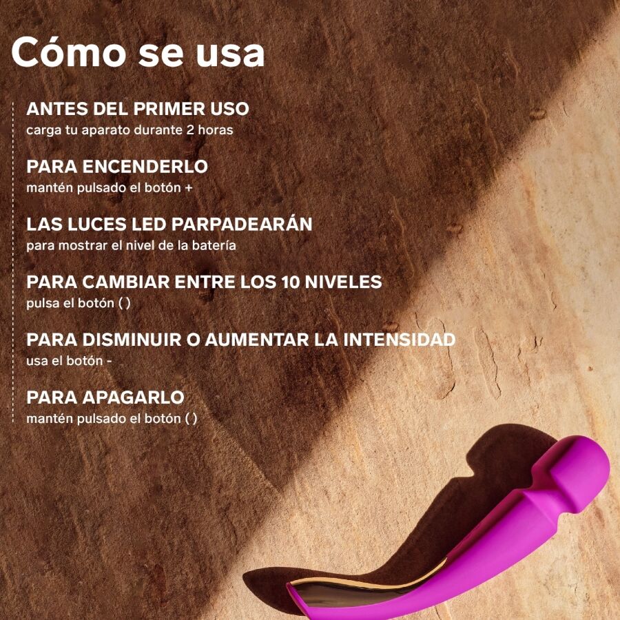 LELO Smart Wand 2 Medium – Massagestab für Körper und Klitoris – Aqua