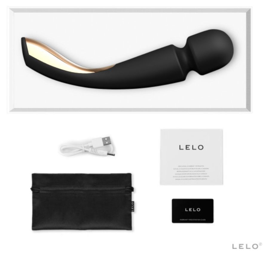 LELO Smart Wand 2 Large – Wand massager ricaricabile, grande formato – Nero