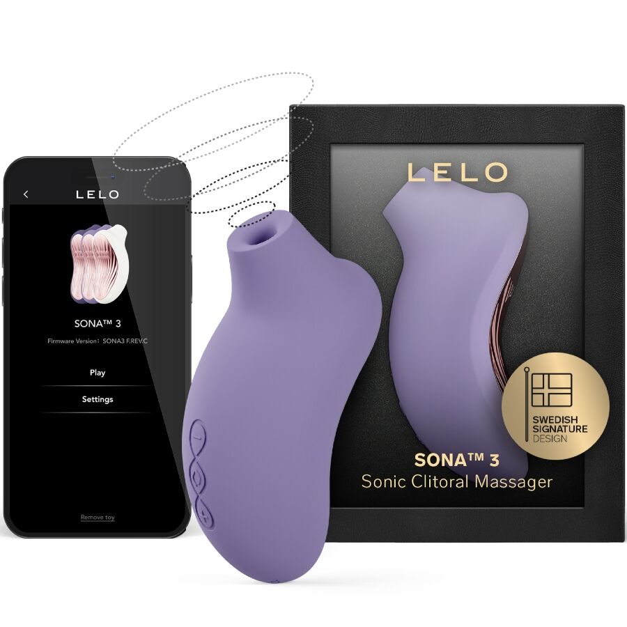 LELO Sona 3 — Stimulateur clitoridien sonique connecté — Violet Dusk