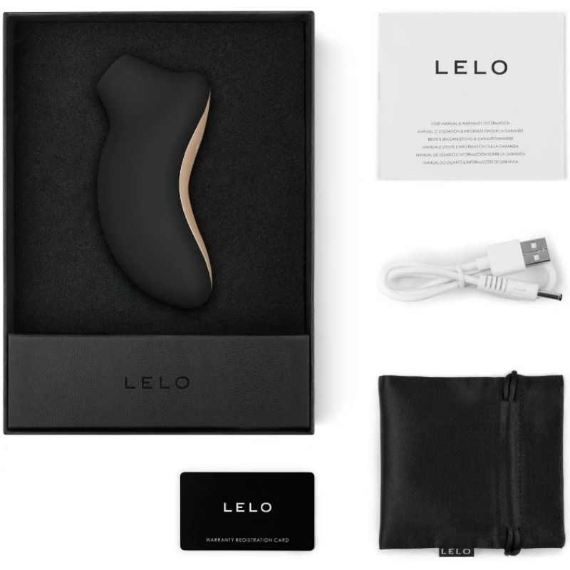 LELO Sona — Stimulateur clitoridien à pulsations soniques — Noir