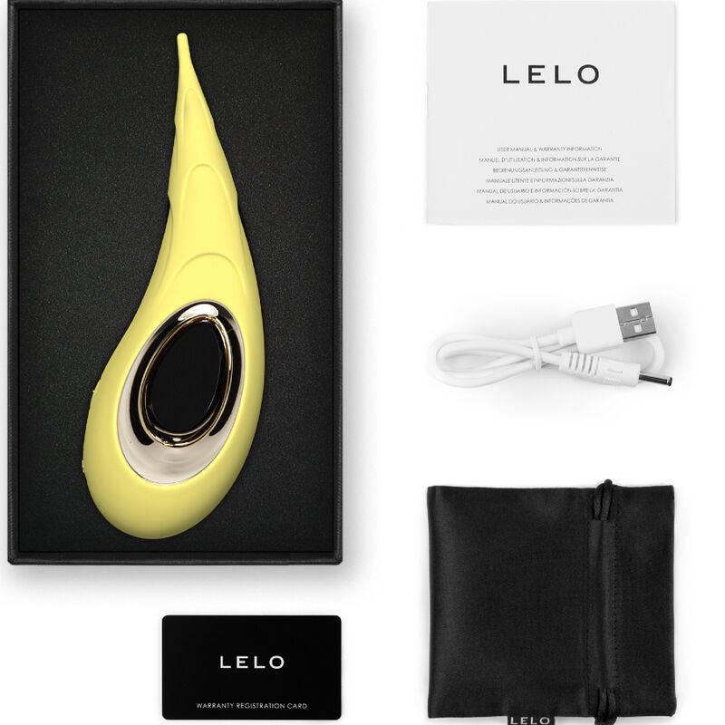 LELO Dot Cruise – Stimolatore clitorideo a punta ellittica – Giallo