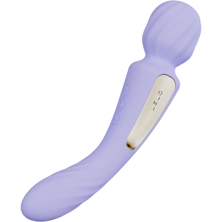 LELO Switch — Vibromasseur wand à double extrémité connecté — Lilas
