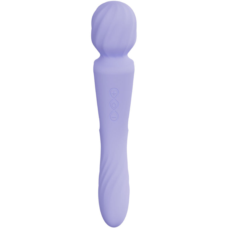 LELO Switch — Vibromasseur wand à double extrémité connecté — Lilas
