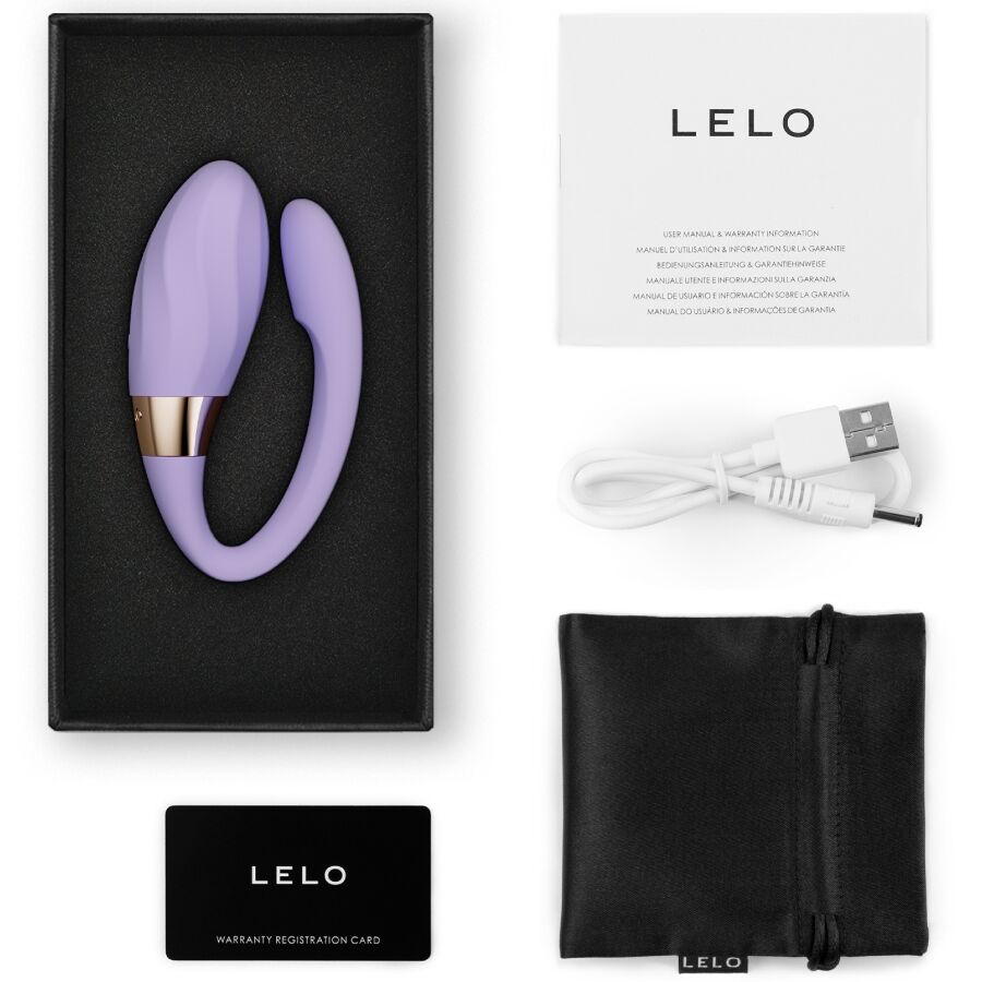 LELO Tiani Twist – Vibrador para parejas con app y SmoothRise – Lavanda