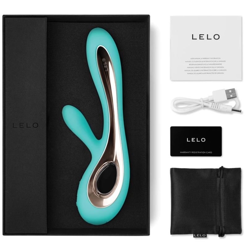 LELO Soraya 2 — Vibromasseur rabbit à double stimulation — Vert Aqua