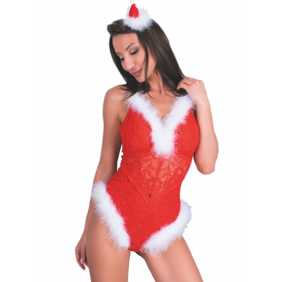 Livco Corsetti LC90706 — Body de Noël rouge